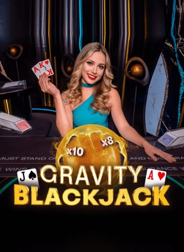 Gravity Blackjack slot visual from ICONIC21 available on lemusecoffeeandwine.com